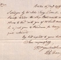 Philip Moore to John Langdon